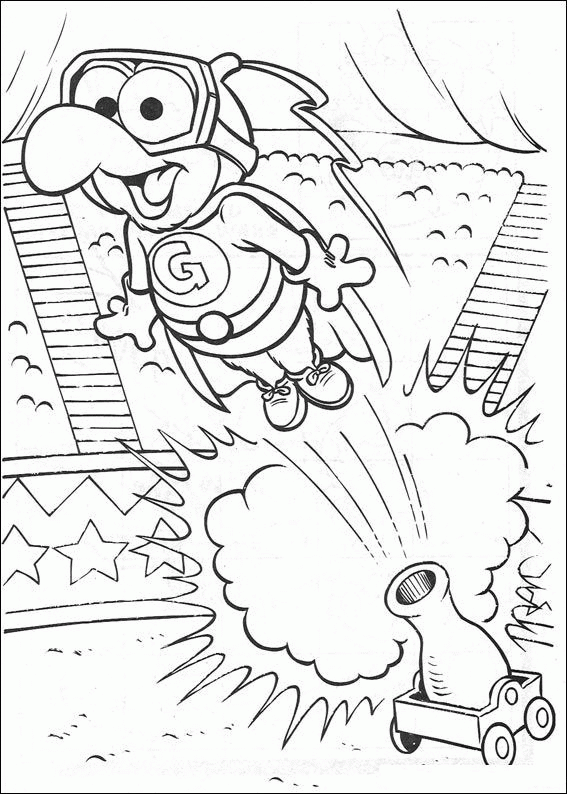Muppet Babies Coloring Pages TV Film muppet baby FSFEk Printable 2020 05360 Coloring4free
