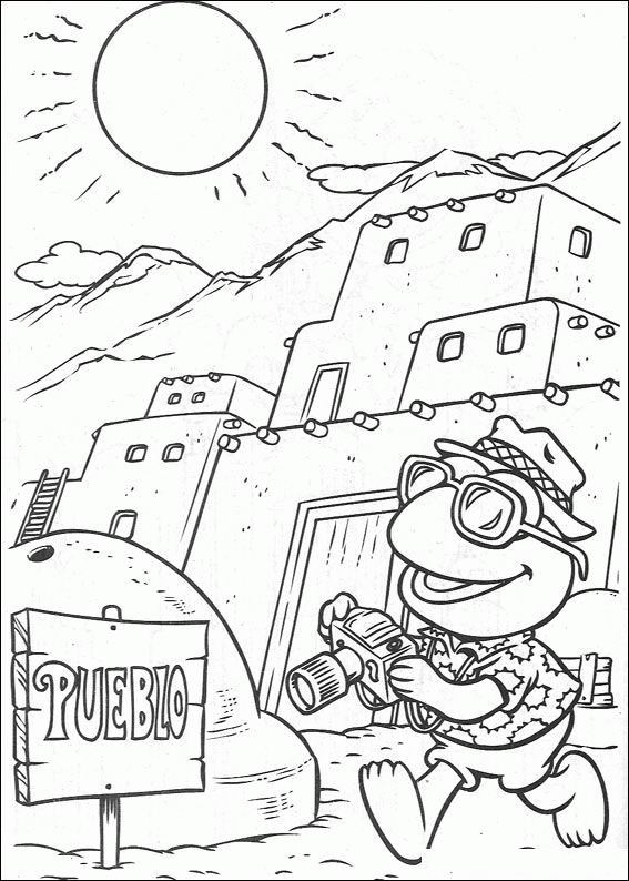 Muppet Babies Coloring Pages TV Film muppet baby KyYOC Printable 2020 05363 Coloring4free