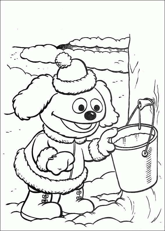 Muppet Babies Coloring Pages TV Film muppet baby Rwi0G Printable 2020 05366 Coloring4free