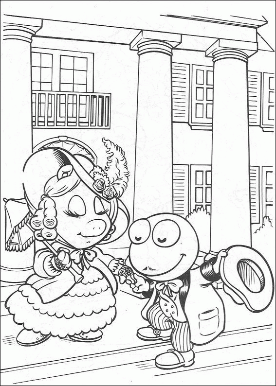 Muppet Babies Coloring Pages TV Film muppet baby S6cZ6 Printable 2020 05367 Coloring4free