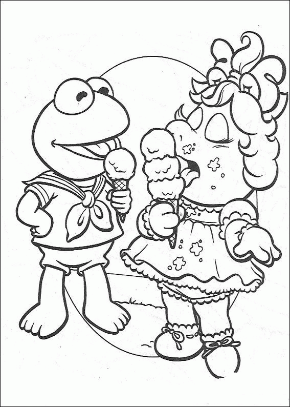 Muppet Babies Coloring Pages TV Film muppet baby ZSGvS Printable 2020 05371 Coloring4free