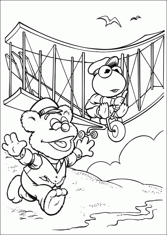 Muppet Babies Coloring Pages TV Film muppet baby b233k Printable 2020 05358 Coloring4free