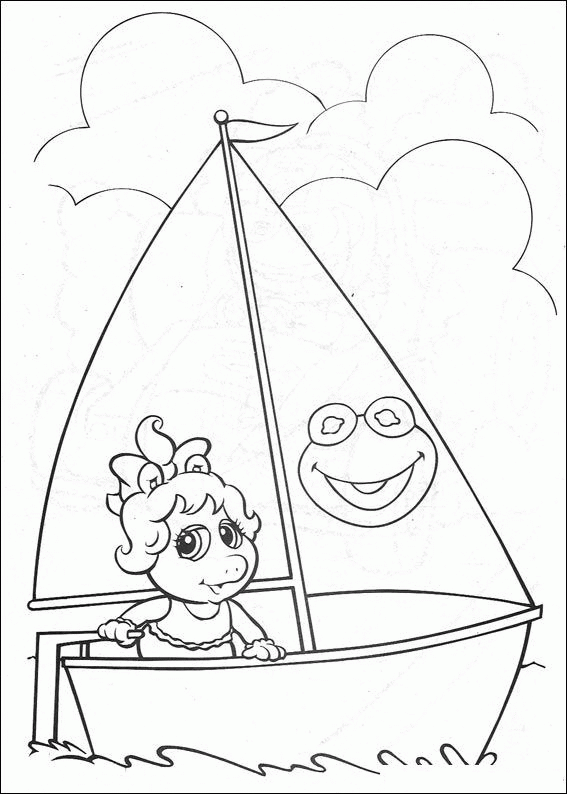 Muppet Babies Coloring Pages TV Film muppets baby 11 Printable 2020 05375 Coloring4free