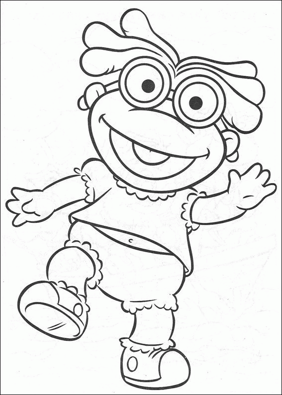 Muppet Babies Coloring Pages TV Film muppets baby 15 Printable 2020 05379 Coloring4free