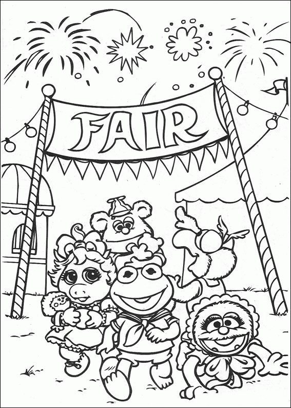 Muppet Babies Coloring Pages TV Film muppets baby 26 Printable 2020 05391 Coloring4free