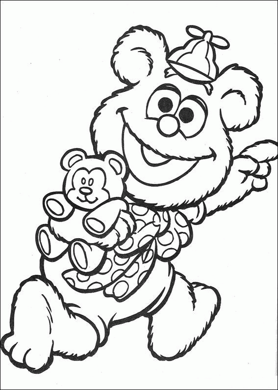 Muppet Babies Coloring Pages TV Film muppets baby 27 Printable 2020 05392 Coloring4free