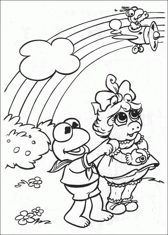 Muppet Babies Coloring Pages TV Film muppets baby 36 Printable 2020 05402 Coloring4free