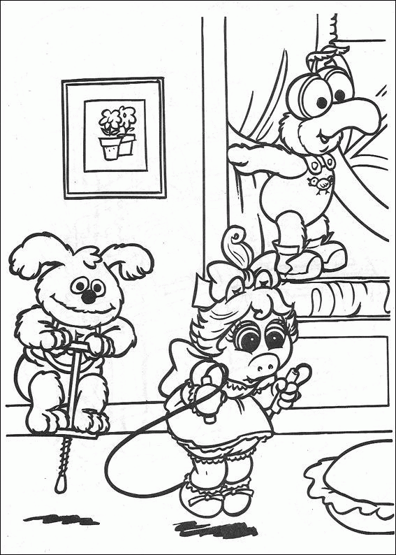 Muppet Babies Coloring Pages TV Film muppets baby 39 Printable 2020 05405 Coloring4free