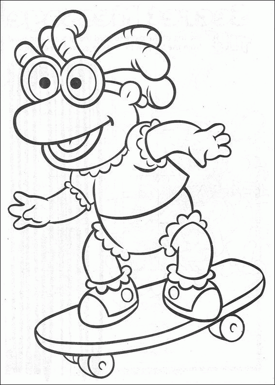 Muppet Babies Coloring Pages TV Film muppets baby 40 Printable 2020 05407 Coloring4free