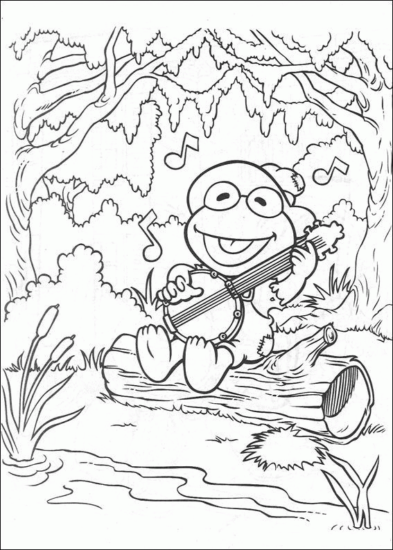Muppet Babies Coloring Pages TV Film muppets baby 49 Printable 2020 05415 Coloring4free