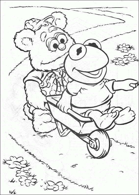 Muppet Babies Coloring Pages TV Film muppets baby 6 Printable 2020 05418 Coloring4free