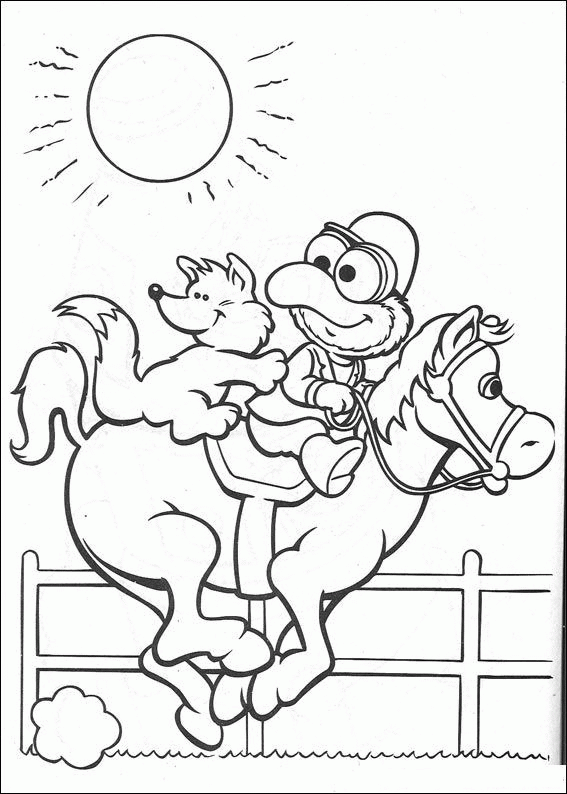 Muppet Babies Coloring Pages TV Film muppets baby 7 Printable 2020 05419 Coloring4free