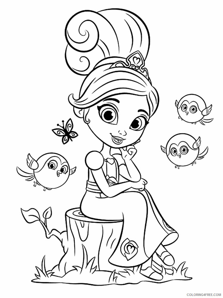 Nella the Princess Knight Coloring Pages TV Film Printable 2020 05422 Coloring4free