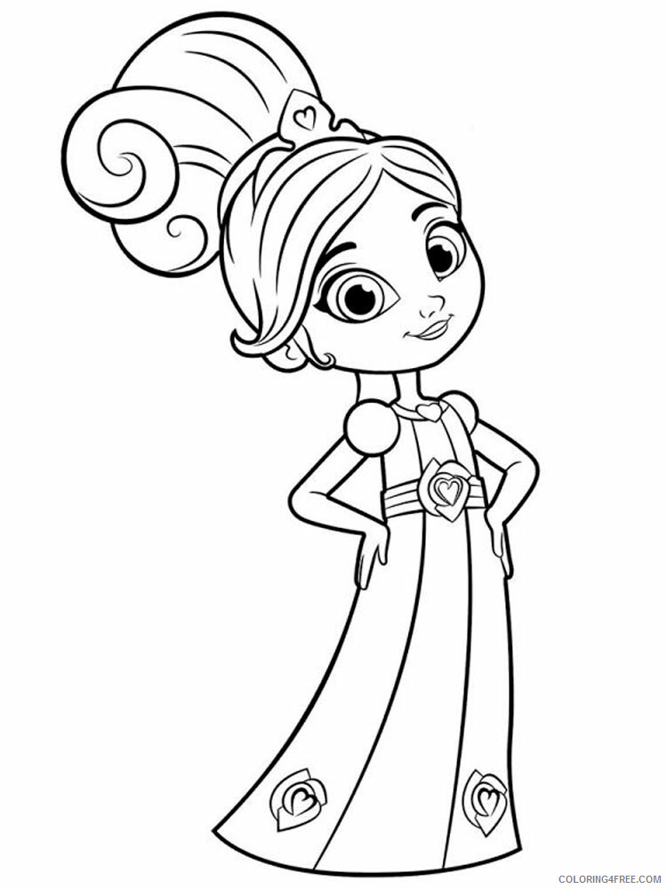 Nella the Princess Knight Coloring Pages TV Film Printable 2020 05423 Coloring4free
