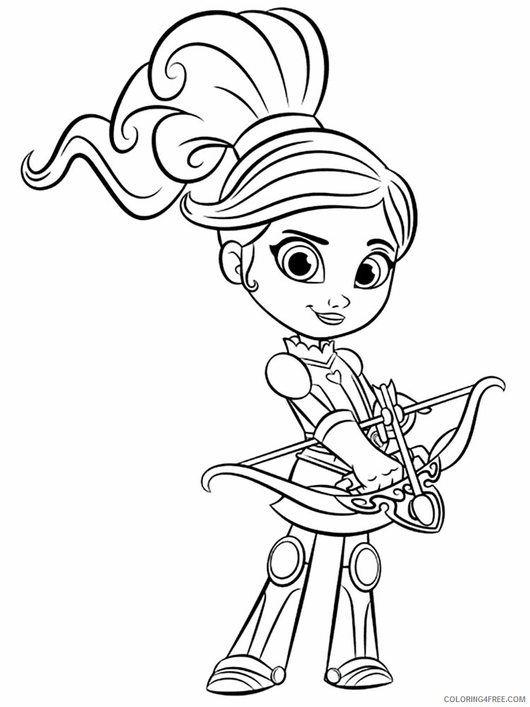 Nella the Princess Knight Coloring Pages TV Film Printable 2020 05424 Coloring4free