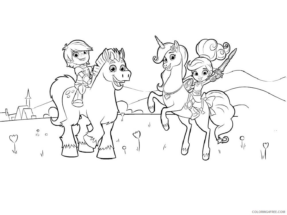 Nella the Princess Knight Coloring Pages TV Film Printable 2020 05428 Coloring4free