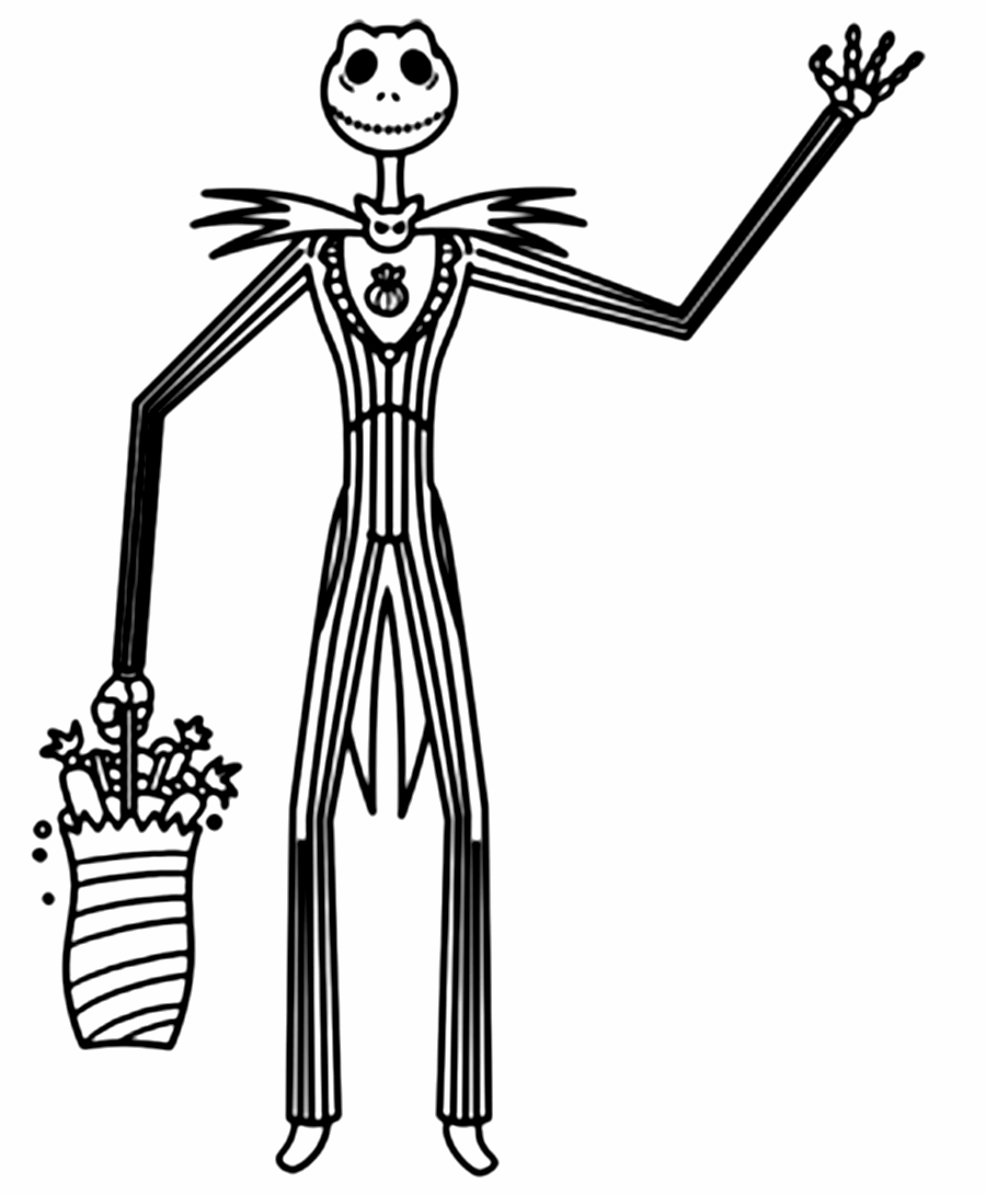 Nightmare Before Christmas Coloring Pages TV Film images Printable 2020 05434 Coloring4free