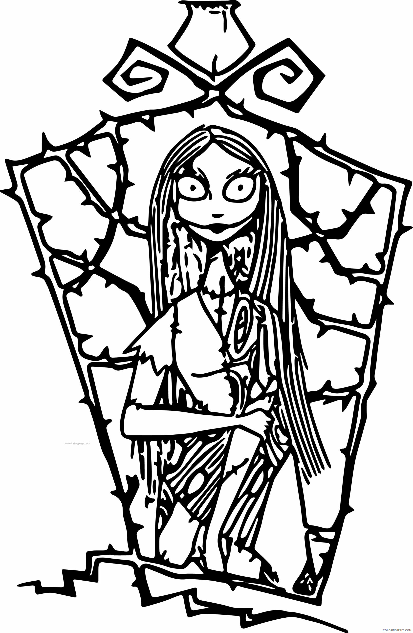 Nightmare Before Christmas Coloring Pages TV Film images Printable 2020 05435 Coloring4free