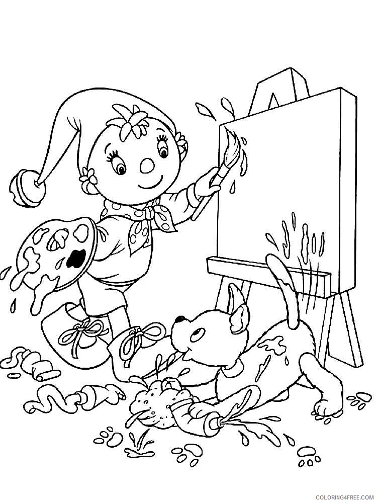 Noddy Coloring Pages TV Film noddy 4 Printable 2020 05582 Coloring4free