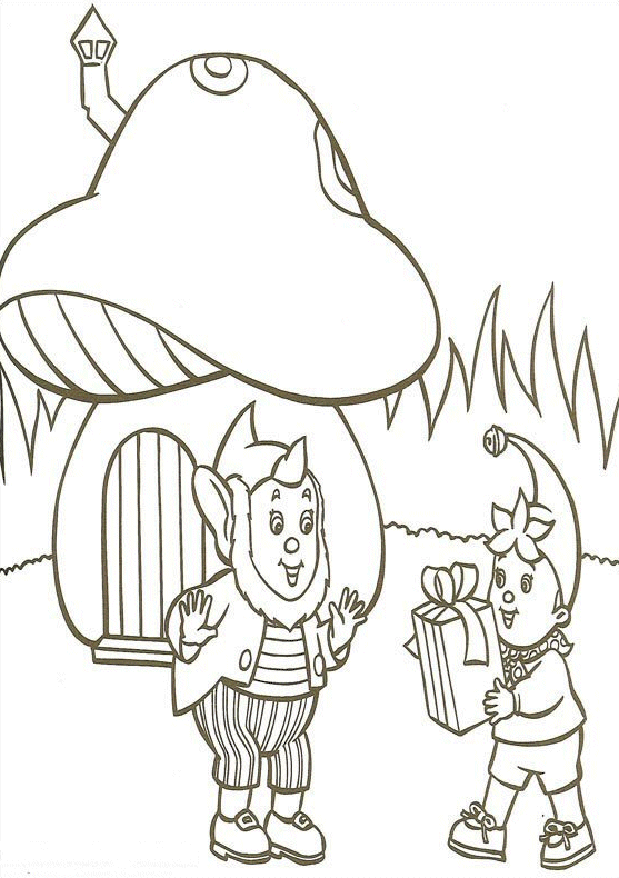 Noddy Coloring Pages TV Film noddy bGTrQ Printable 2020 05534 Coloring4free