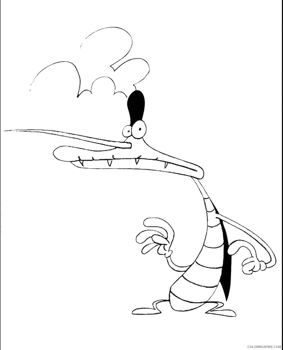 Oggy and the Cockroaches Coloring Pages TV Film Printable 2020 05609 Coloring4free