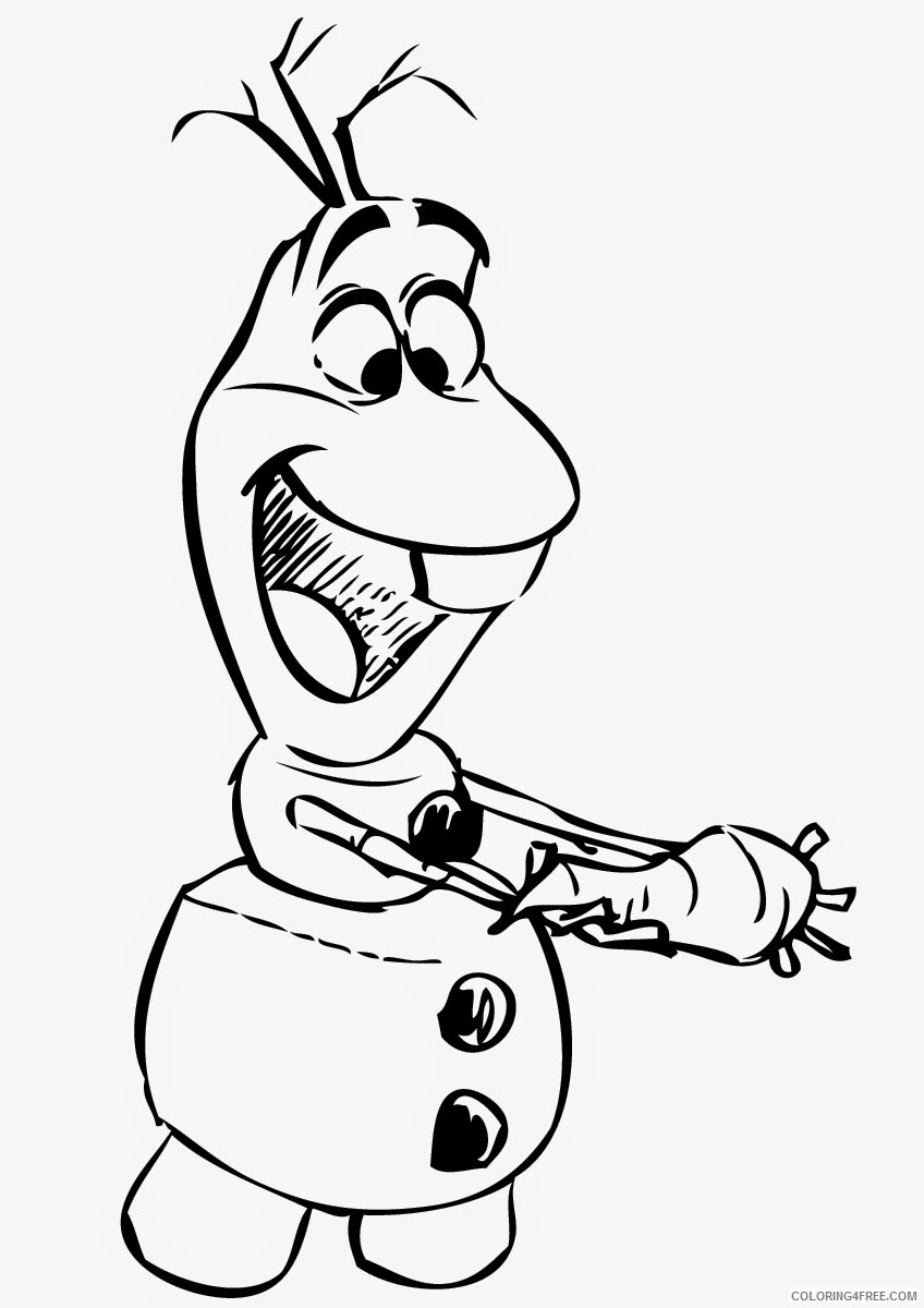 Olaf Coloring Pages TV Film Joyful Olaf Printable 2020 05637 Coloring4free