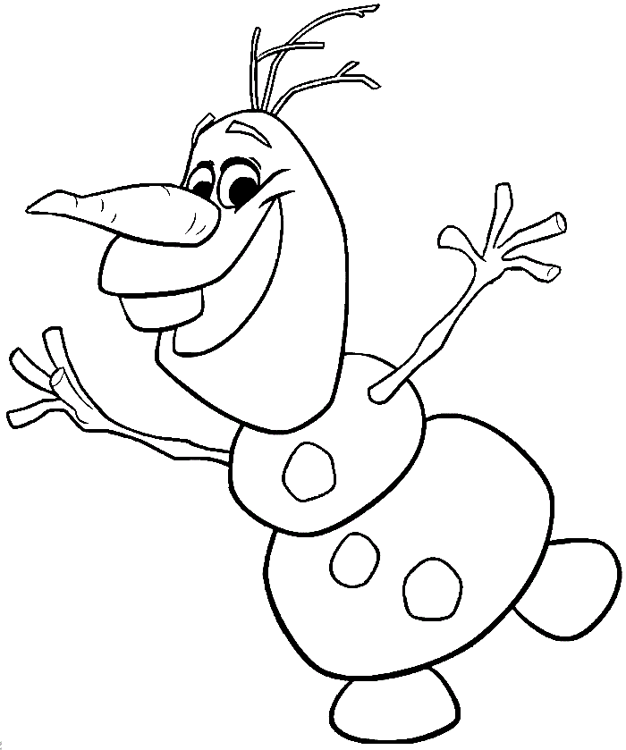 Olaf Coloring Pages TV Film Olaf Free Printable 2020 05646 Coloring4free
