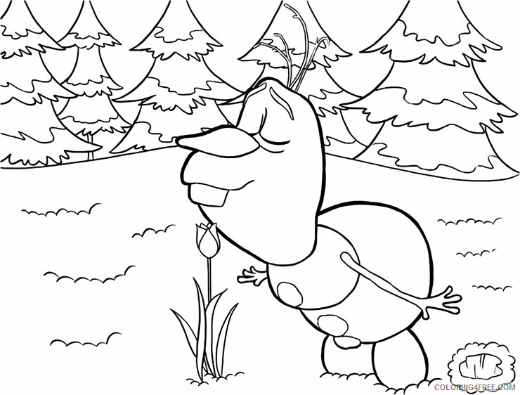 Olaf Coloring Pages TV Film Olaf Printable 2020 05644 Coloring4free