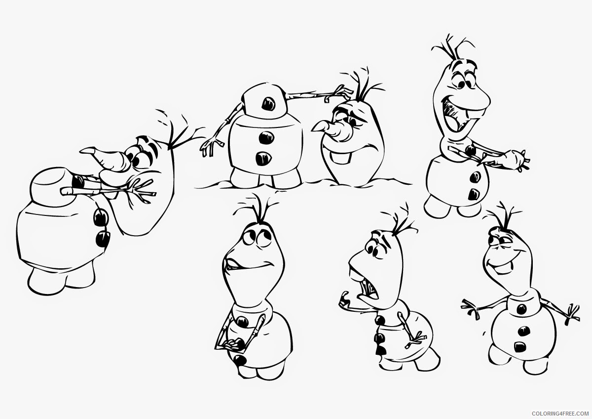 Olaf Coloring Pages TV Film Printable Olaf Printable 2020 05651 Coloring4free