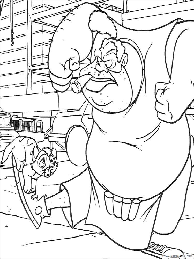 Oliver and Company Coloring Pages TV Film Printable 2020 05663 Coloring4free
