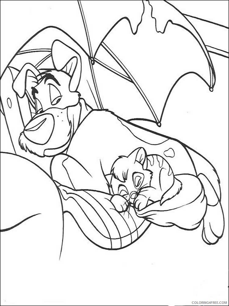 Oliver and Company Coloring Pages TV Film Printable 2020 05665 Coloring4free
