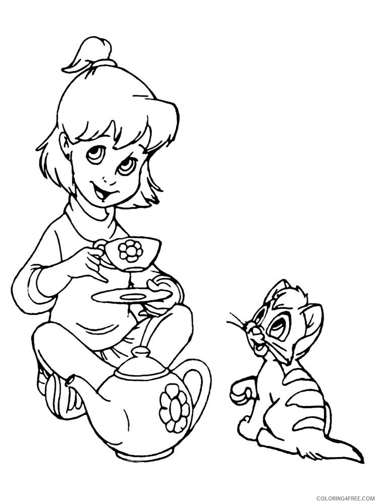 Oliver and Company Coloring Pages TV Film Printable 2020 05668 Coloring4free