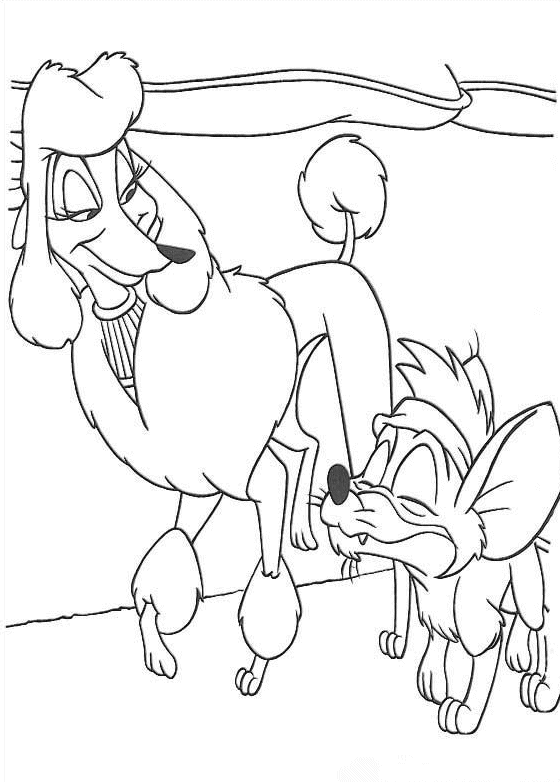 Oliver and Company Coloring Pages TV Film Printable 2020 05670 Coloring4free