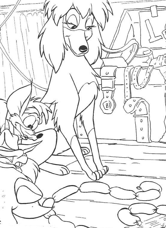 Oliver and Company Coloring Pages TV Film Printable 2020 05672 Coloring4free