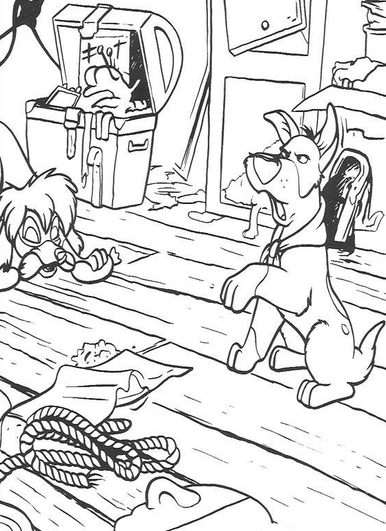 Oliver and Company Coloring Pages TV Film Printable 2020 05684 Coloring4free