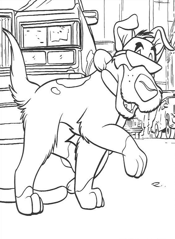 Oliver and Company Coloring Pages TV Film Printable 2020 05687 Coloring4free