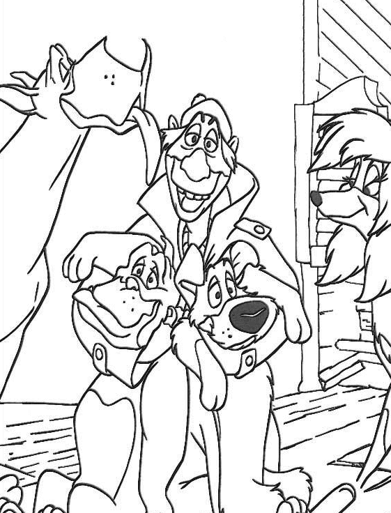 Oliver and Company Coloring Pages TV Film Printable 2020 05704 Coloring4free