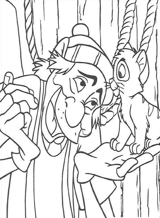 Oliver and Company Coloring Pages TV Film Printable 2020 05709 Coloring4free