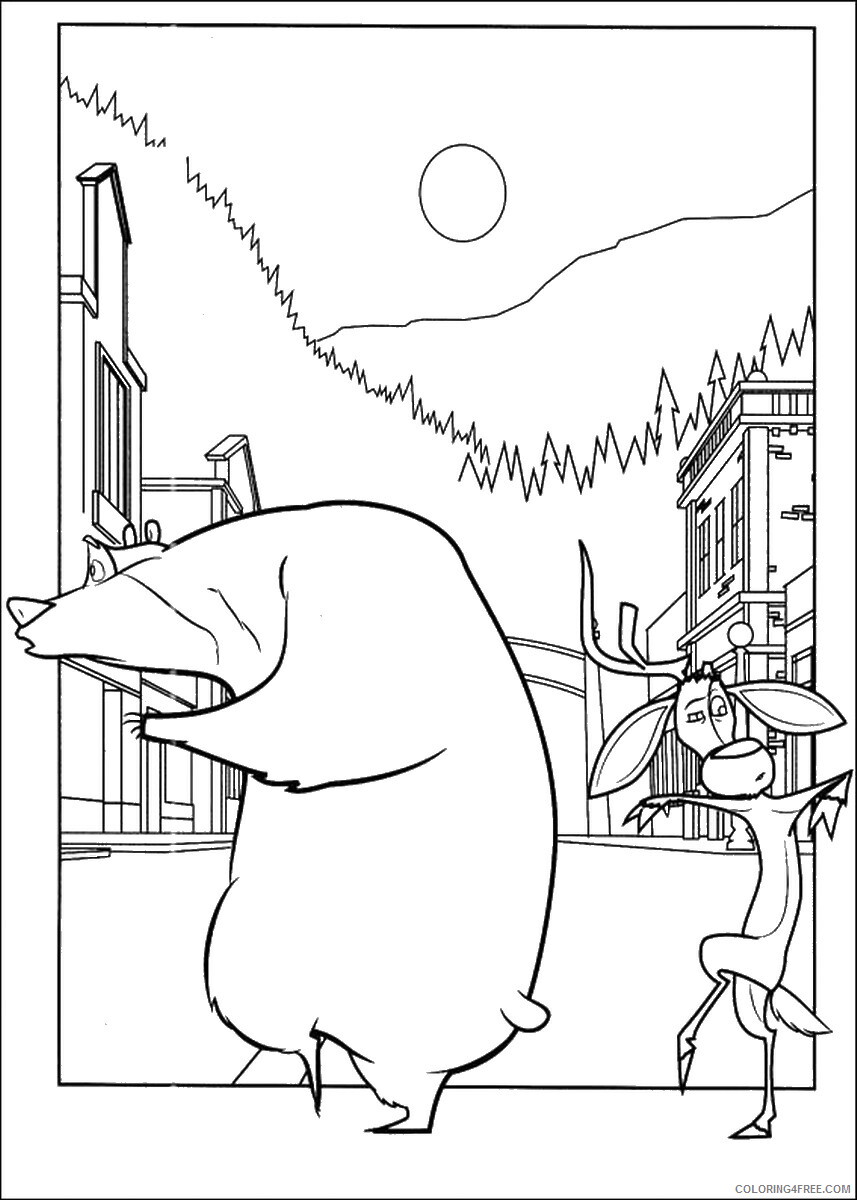 Open Season Coloring Pages TV Film open_season_cl_06 Printable 2020 05738 Coloring4free