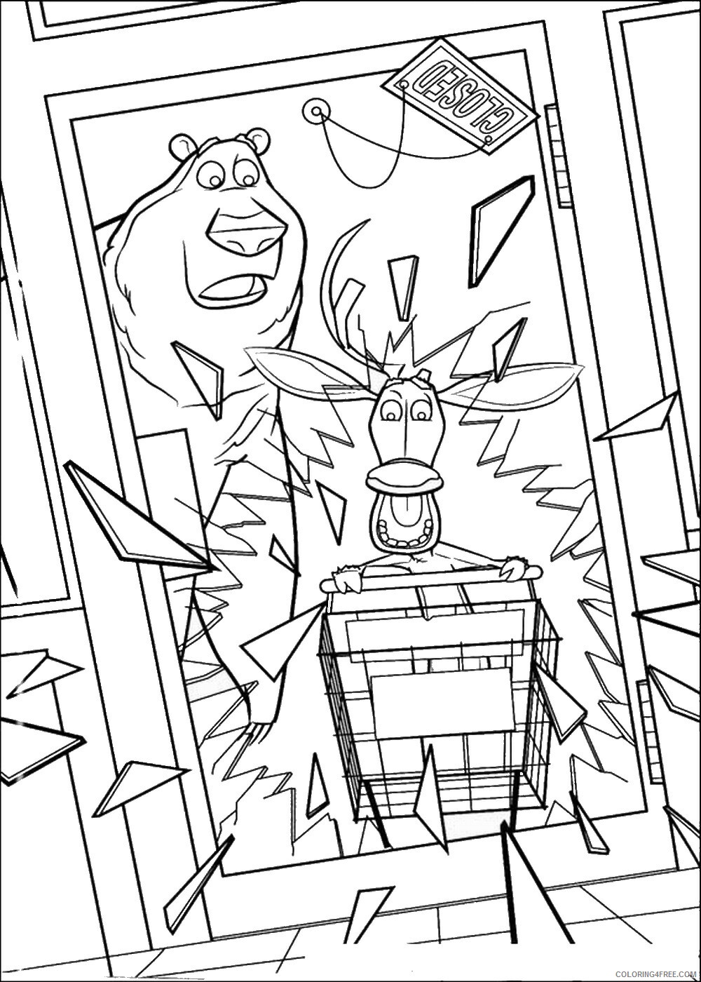 Open Season Coloring Pages TV Film open_season_cl_08 Printable 2020 05740 Coloring4free