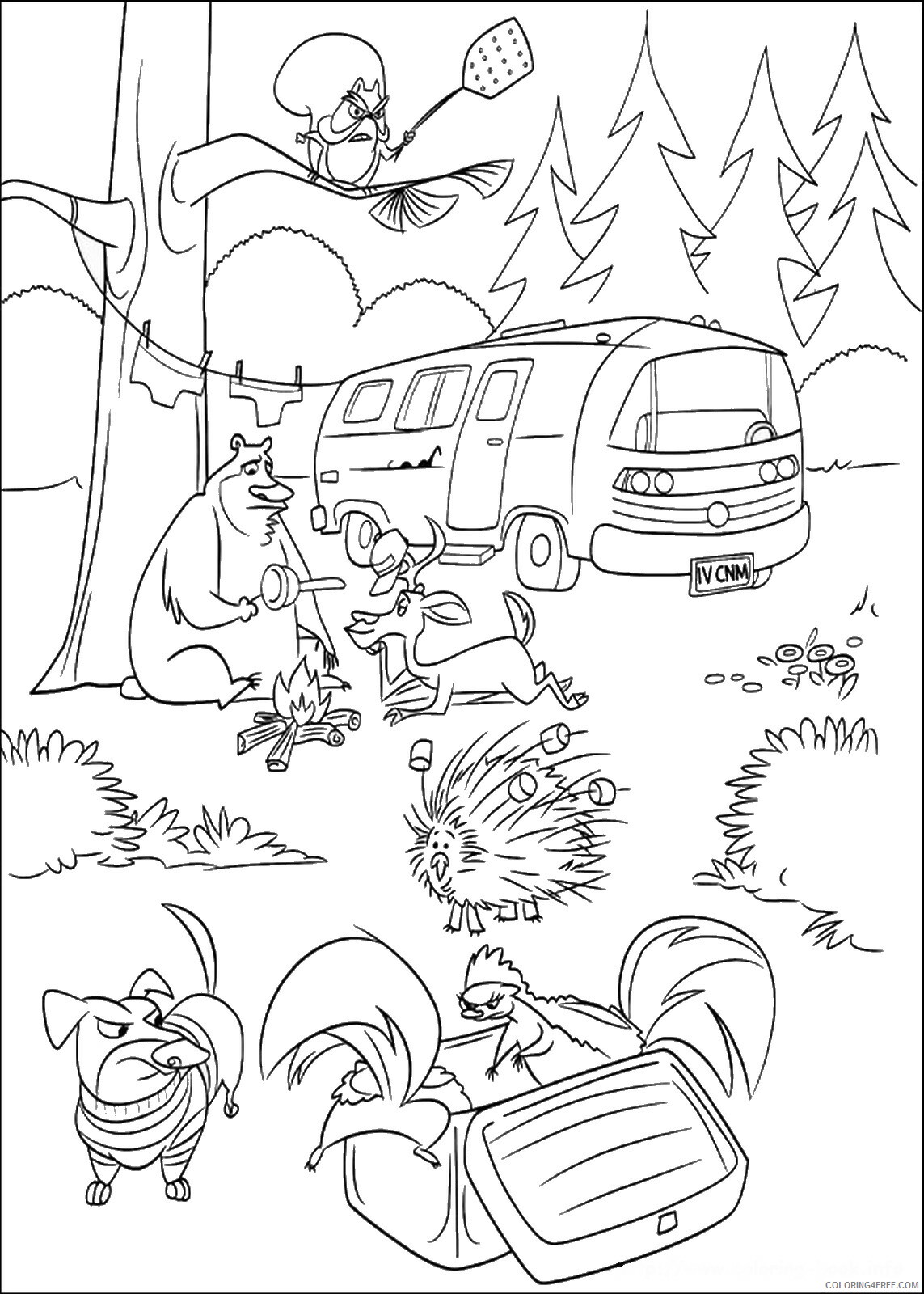 Open Season Coloring Pages TV Film open_season_cl_11 Printable 2020 05743 Coloring4free