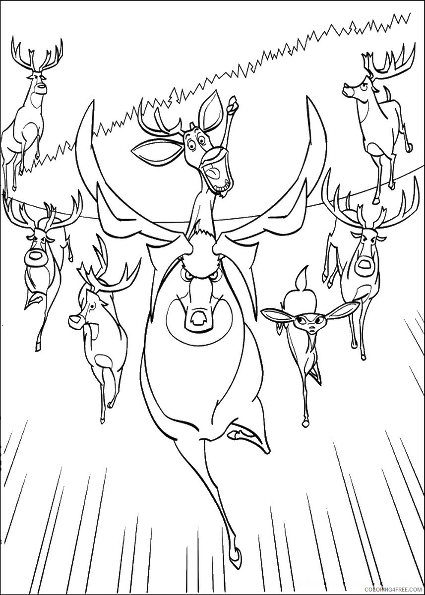 Open Season Coloring Pages TV Film open_season_cl_15 Printable 2020 05747 Coloring4free