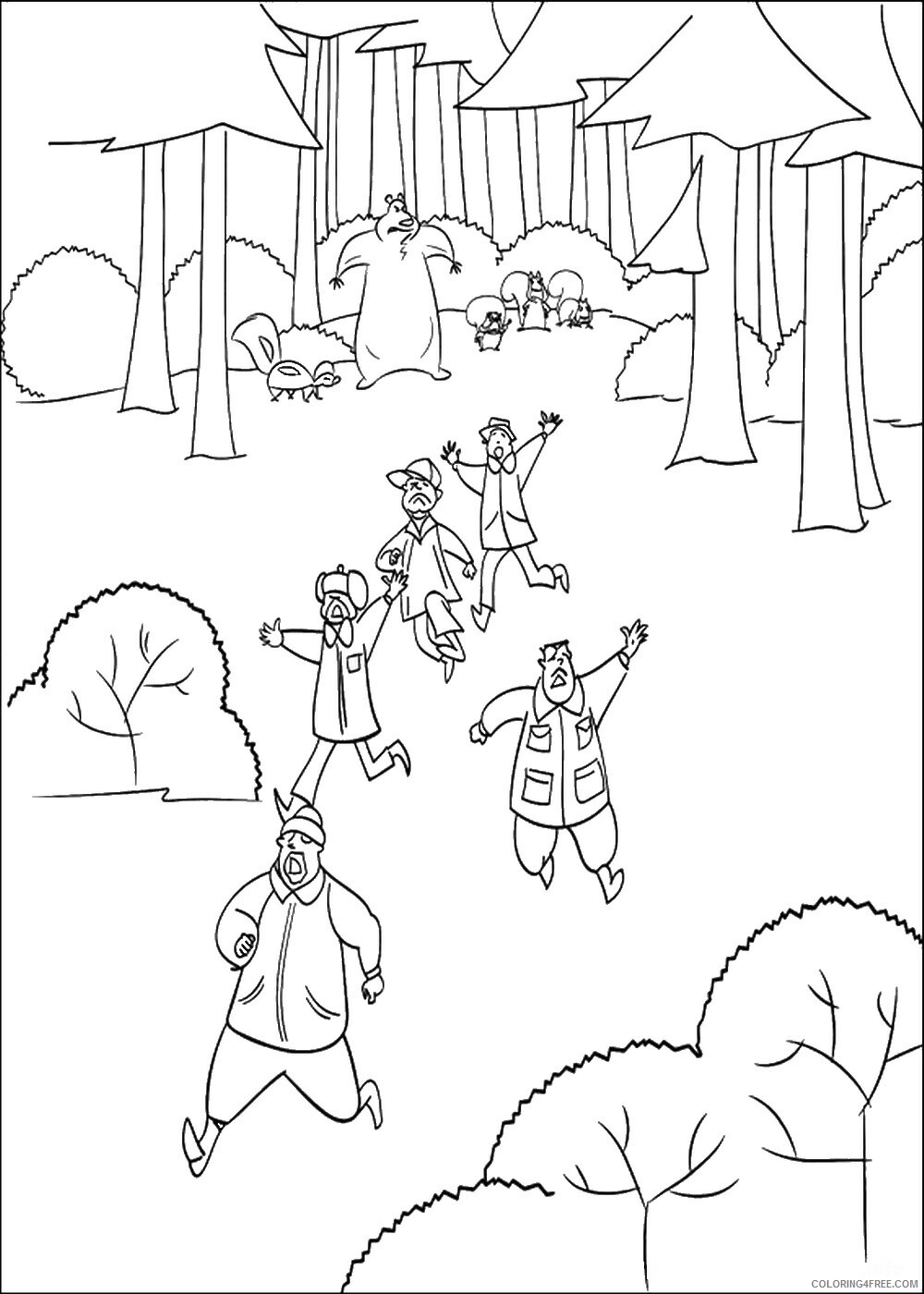Open Season Coloring Pages TV Film open_season_cl_22 Printable 2020 05754 Coloring4free