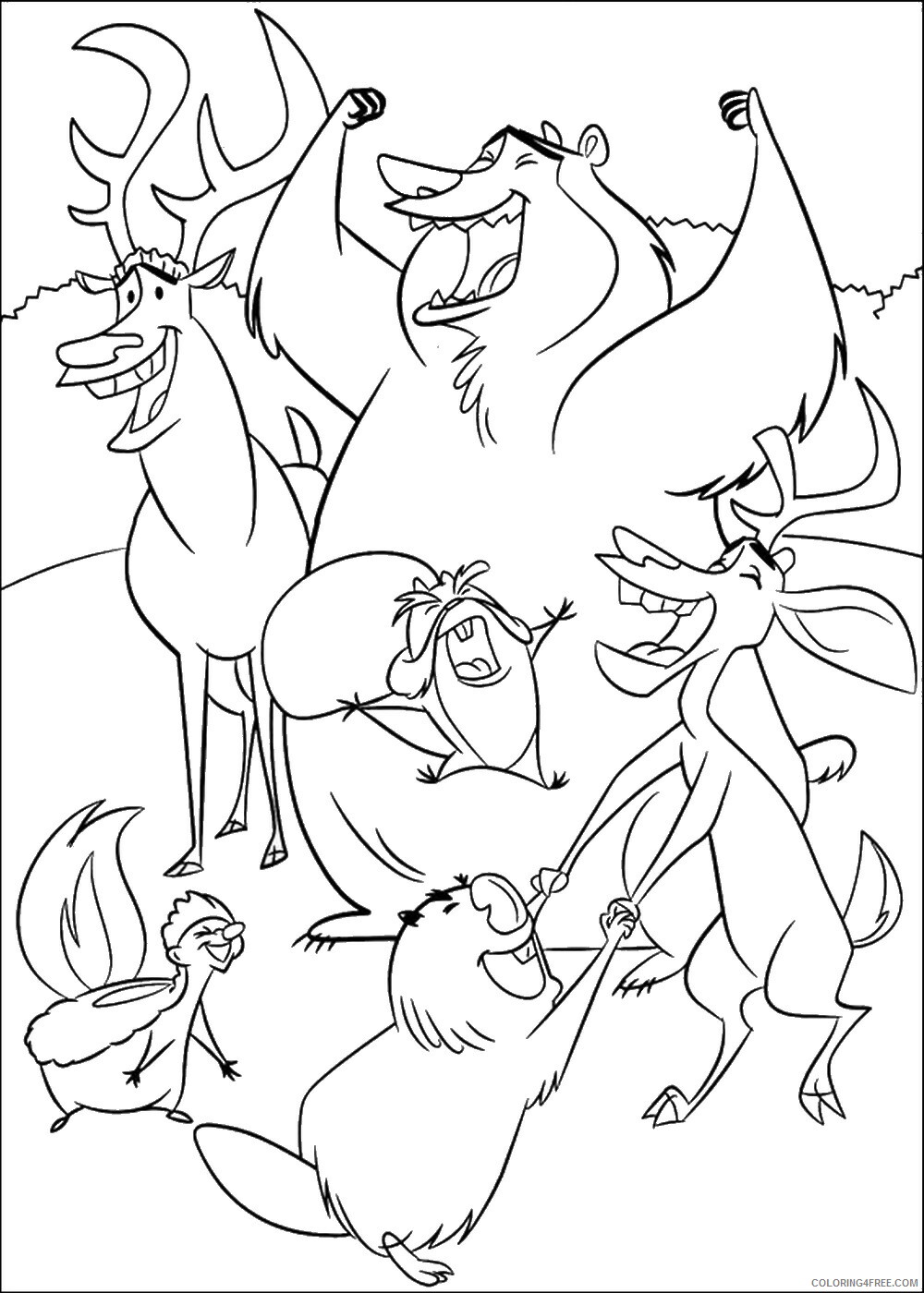 Open Season Coloring Pages TV Film open_season_cl_23 Printable 2020 05755 Coloring4free