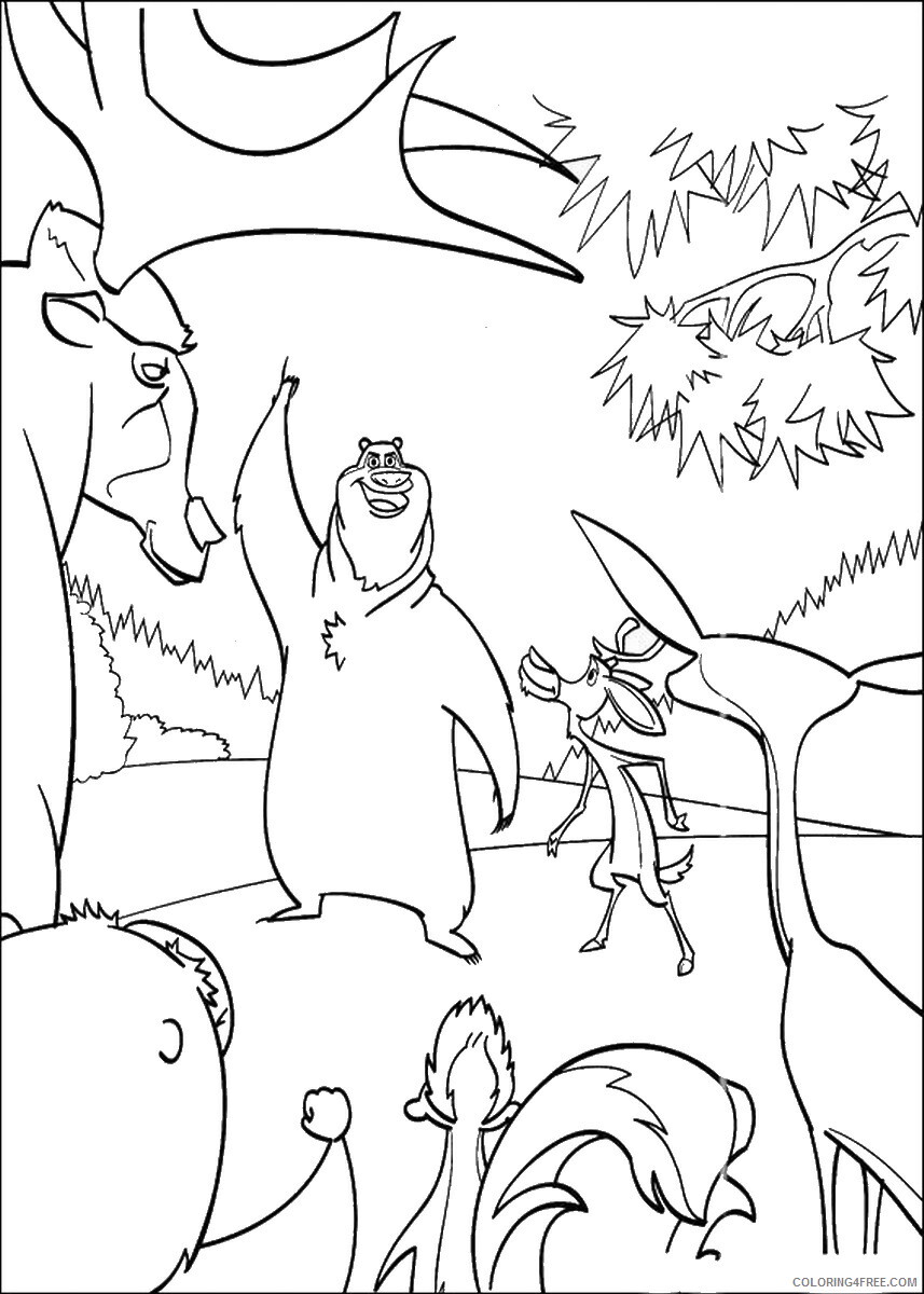Open Season Coloring Pages TV Film open_season_cl_36 Printable 2020 05768 Coloring4free