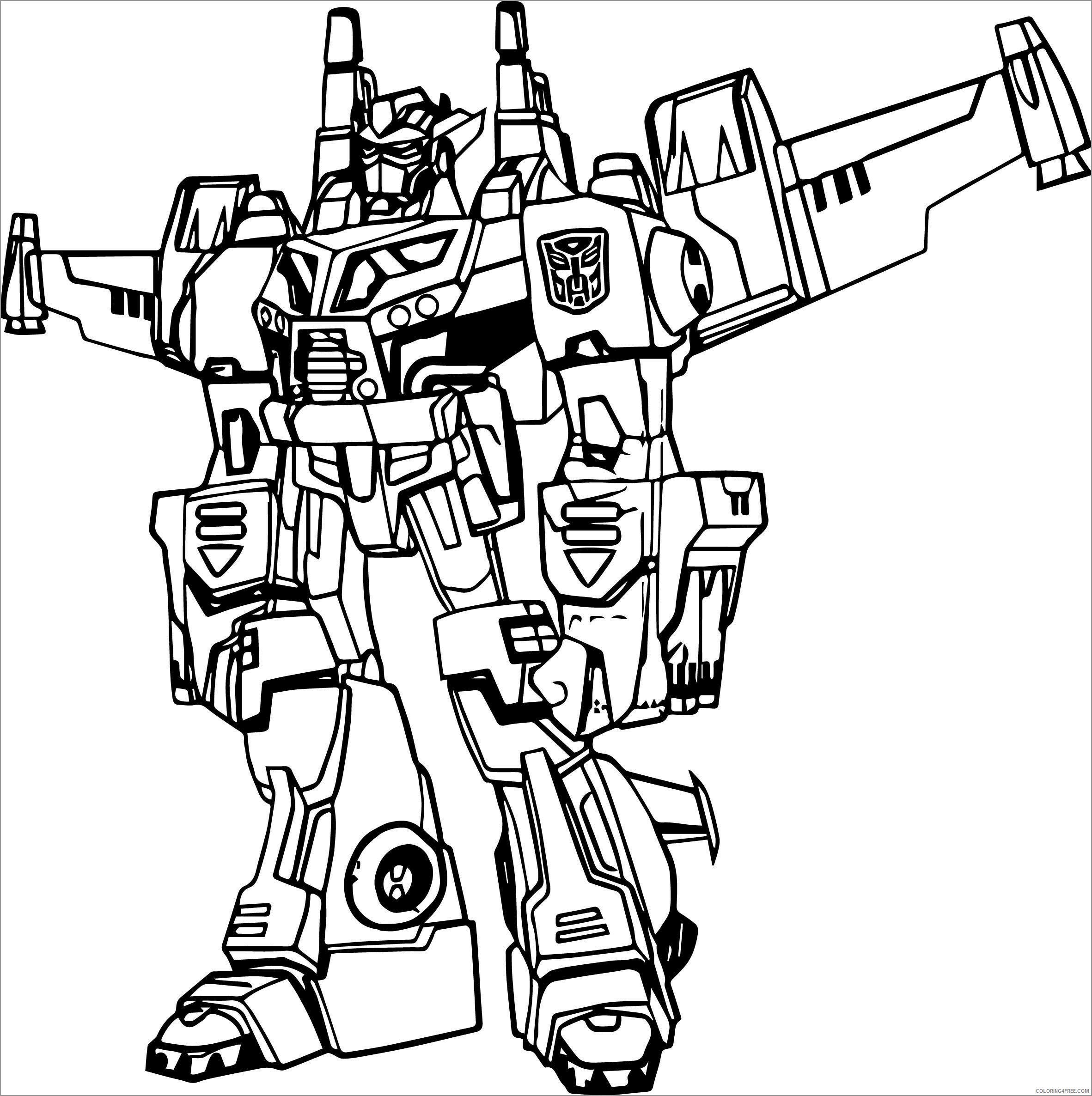Optimus Prime Coloring Pages TV Film transformer for kids winged 2020 05797 Coloring4free