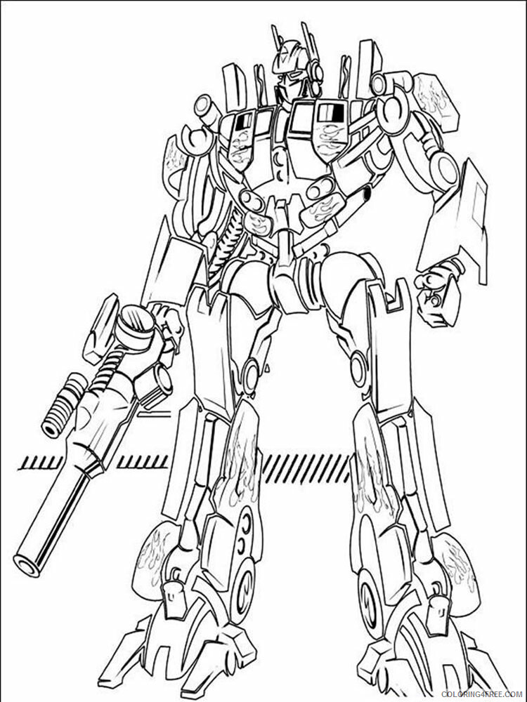 Optimus Prime Coloring Pages TV Film transformers for boys 3 Printable 2020 05816 Coloring4free