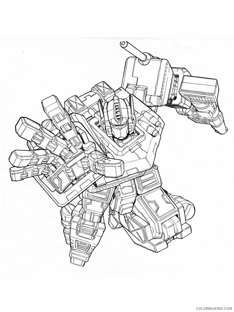 Optimus Prime Coloring Pages TV Film transformers for boys 5 Printable 2020 05818 Coloring4free