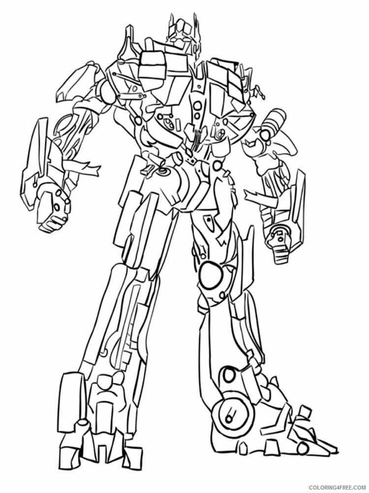 Optimus Prime Coloring Pages TV Film transformers for boys 6 Printable 2020 05819 Coloring4free