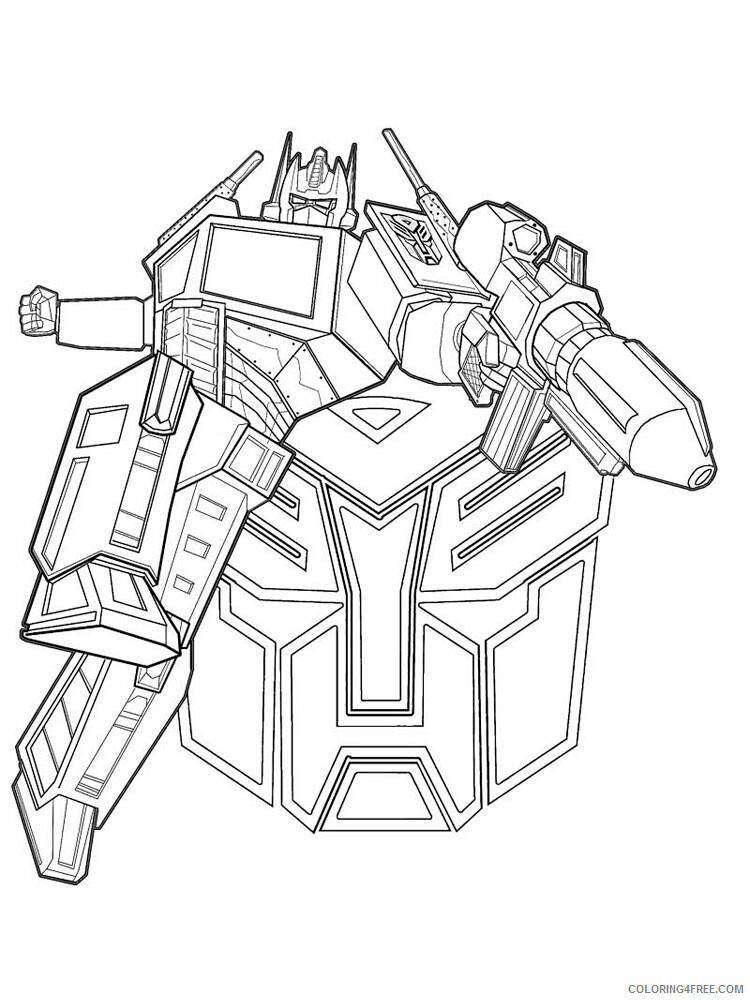 Optimus Prime Coloring Pages TV Film transformers for boys 7 Printable 2020 05820 Coloring4free